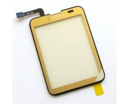 Тачскрін (сенсор) для Nokia C3-01, золотистий